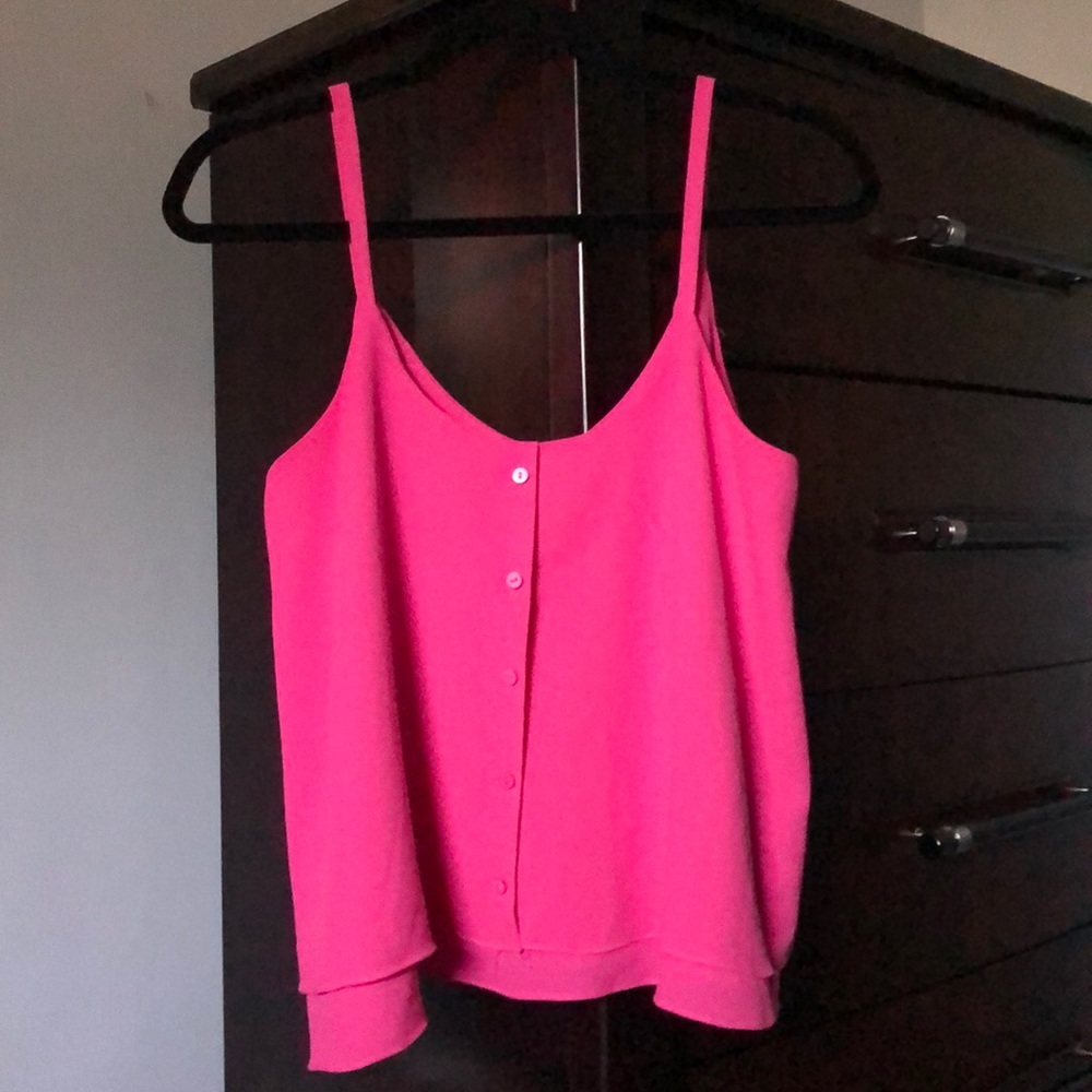 Paper Crane - Hot Pink Tank Top